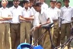 ساخت ماشین لباس شویی با دوچرخه! + فیلم