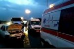 در این حادثه ۲۴خودرو به هم برخورد کردند