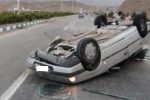 پنج مصدوم در واژگونی پژو در نی ریز