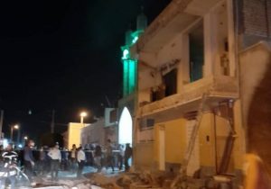 انفجار مسجد در شهر جدید لار +فیلم