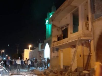 انفجار مسجد در شهر جدید لار +فیلم