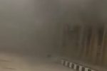 صاعقه ایستگاه برق را در خنج به آتش کشید