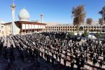 اقامه نماز طلب باران در شیراز