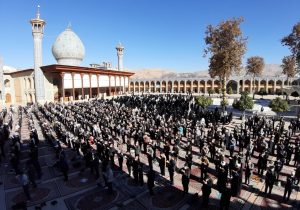 اقامه نماز طلب باران در شیراز