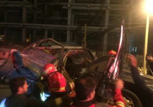 حادثه رانندگی در رو گذر دفاع مقدس شیراز با پنج مصدوم