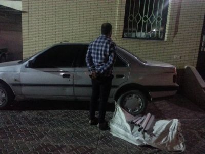کشف قاب های آلومینیومی سرقت شده ازقبرستان رضوان جهرم