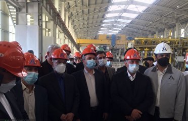 جشن تولید ۳۰۰ هزار تن شمش آلومینیوم در کارخانه آلومینیوم جنوب