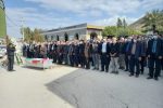 وداع با پیکر مادر ۲ شهید در کازرون