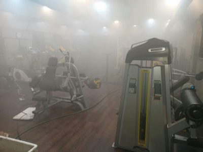 نجات ۴ نفر در باشگاه بدنسازی  دچار حریق شده