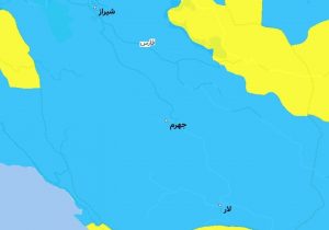 بازگشت رنگ زرد به نقشه کرونایی فارس