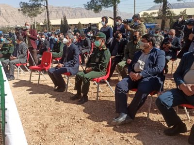 افتتاح دو طرح عمرانی در شهرستان زرقان