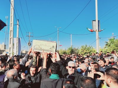 تشییع پیکر‌های ۹ شهید دوران دفاع مقدس در فارس