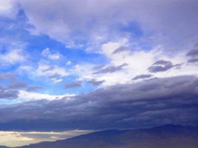 آسمان فارس ابری همراه با وزش باد