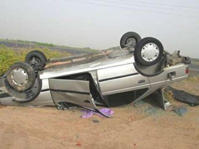 واژگونی خودرو در فسا با ۱۳ مصدوم