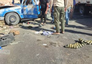 حادثه رانندگی  در محور کازرون-قائمیه با ۸ مصدوم