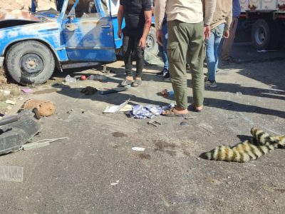 حادثه رانندگی  در محور کازرون-قائمیه با ۸ مصدوم