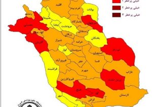 ۲۰ شهرستان فارس از قرمز کرونایی خارج شد