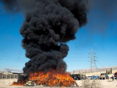 امحا ۱۸ تن موادمخدر در شیراز