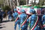 تشییع پیکر خلبان شهید سانحه هوایی تبریز در شیراز