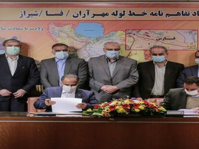 دومین پروژه بزرگ خط انتقال فرآورده های نفتی در فارس کلید خورد