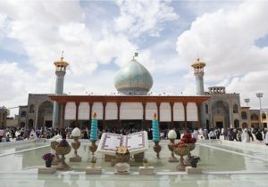 جشن سال تحویل در حرم مطهر شاهچراغ (ع)