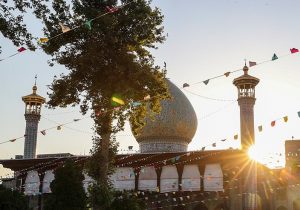 جشن میلاد علمدار کربلا در حرم شاهچراغ(ع)