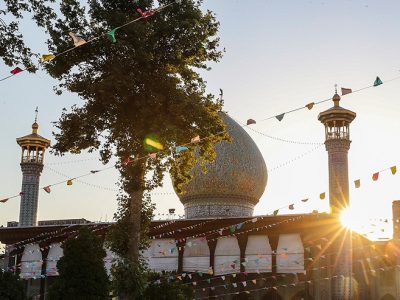 جشن میلاد علمدار کربلا در حرم شاهچراغ(ع)