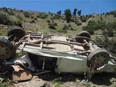 ۶ مصدوم در واژگونی خودرو در جاده شیراز – سپیدان