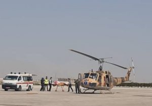 پرواز بالگرد برای یاری مادر باردار لامردی