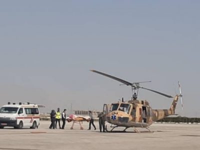 پرواز بالگرد برای یاری مادر باردار لامردی