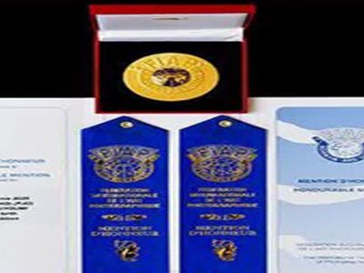 مدال طلای جشنواره بین‌المللی در دست عکاس لارستانی