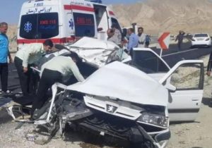 ۶ کشته و زخمی در تصادف بزرگراه لار به جهرم