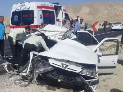 ۶ کشته و زخمی در تصادف بزرگراه لار به جهرم
