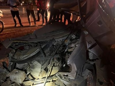 حادثه رانندگی وحشتناک با دو فوتی و یک مصدوم
