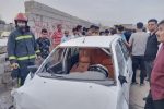 حادثه رانندگی بایک فوتی و یک مصدوم