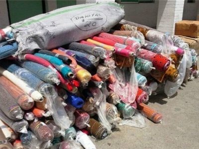 کشف پارچه‌های قاچاق ۲ میلیاردی در شیراز
