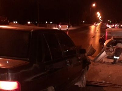چهار مصدوم در تصادف کمربندی مهدی آباد شیراز