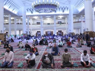 گرامی‌داشت روز جمهوری اسلامی در سومین حرم اهل‌بیت علیهم السلام