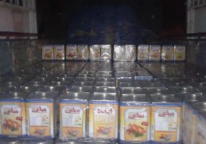 توقیف یک دستگاه کامیون حامل روغن قاچاق در فارس