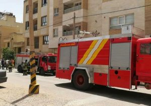 نجات جان 14 شهروند در اتش سوزی منزل مسکونی