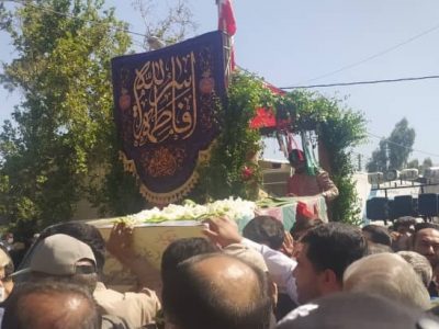 تشییع شهید محمد علی پور استهباناتی در شیراز