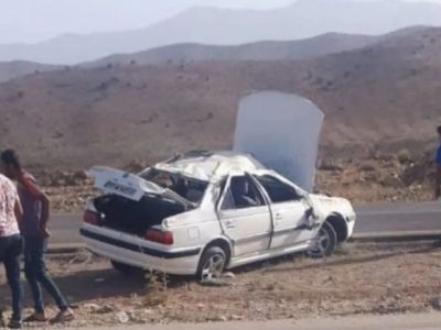 واژگونی سواری پارس با ۸ مصدوم در جهرم