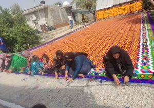 بافت گلیم 105 متری برای نخستین بار در جهان