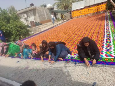بافت گلیم 105 متری برای نخستین بار در جهان