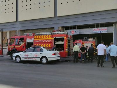 اقدام به موقع مانع از حریق گسترده در مجتمع نگین