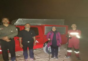 نجات کوهپیمای جوان در ارتفاعات دراک
