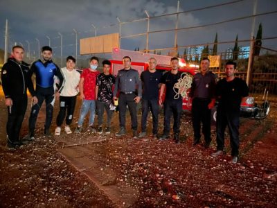 نجات جان سه نوجوان گرفتار در رودخانه تنگ سرخ