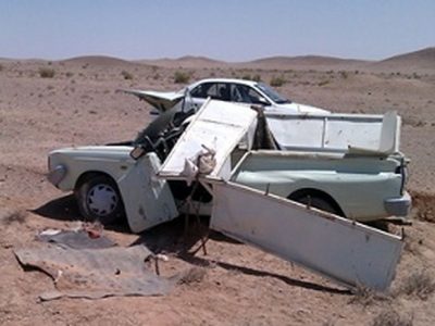 واژگونی وانت پیکان با یک کشته و ۶ مجروح
