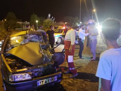 حادثه رانندگی در محور فسا به داراب 6 مصدوم در پی داشت