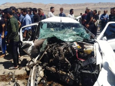 حادثه رانندگی با دو فوتی و دو مصدوم